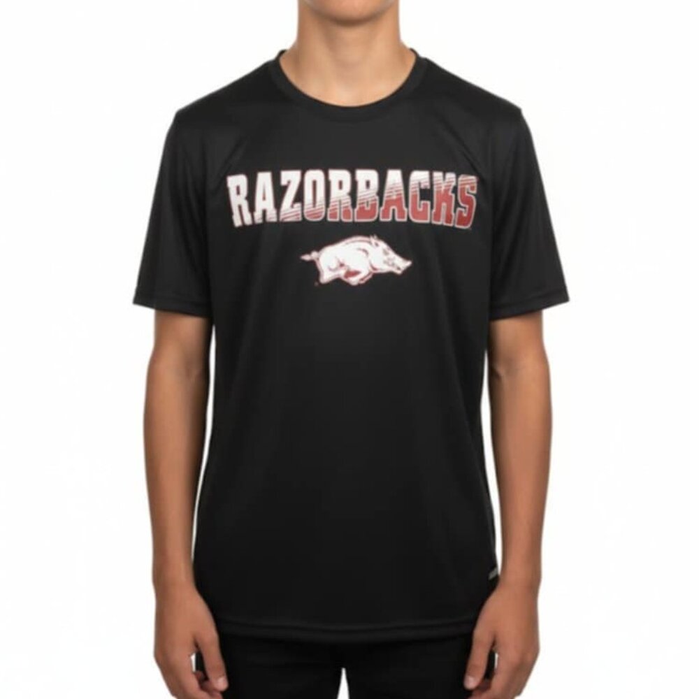 Arizona  Razorbacks Boy's Performance Tee Shirt Size 14/16 NWT